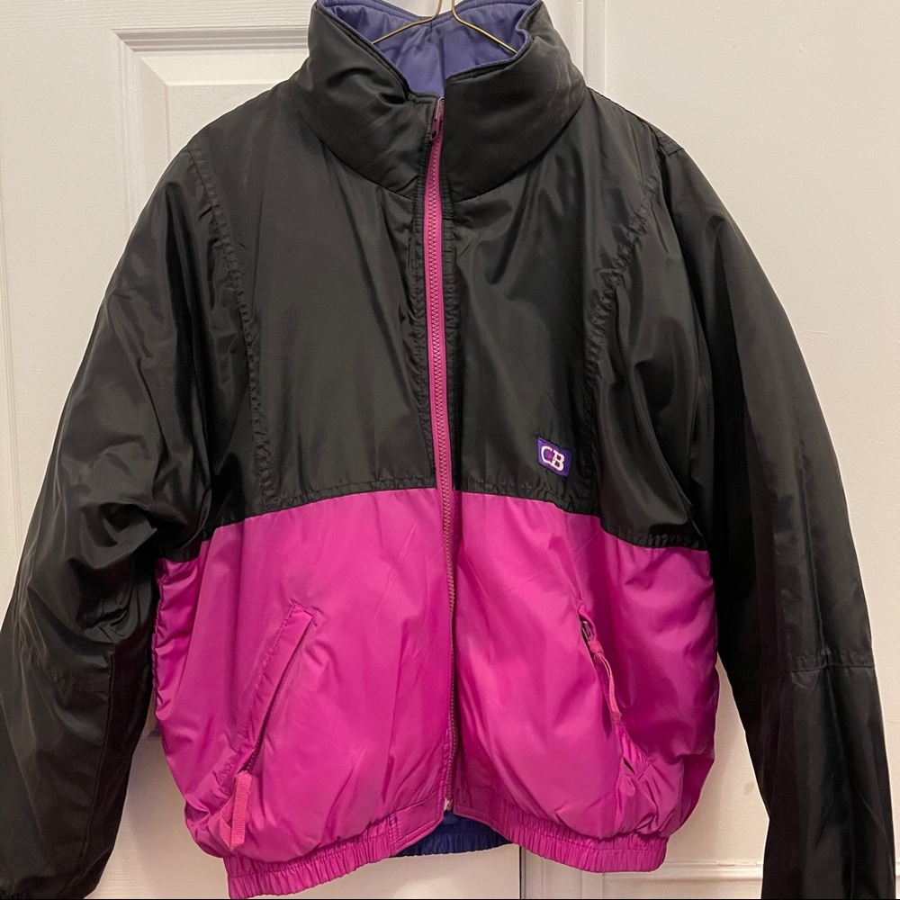 Vintage Colourblock CB Sports Light Ski Jacket